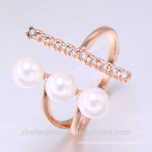 discount ring pearl pearl jewelry freshwater pearls ring with rhodium plating